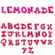 Fustella Sizzix BIGz XL Lemonade Alphabet uppercase