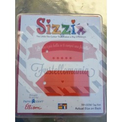 Fustella Sizzix Bigz 38-0236 Tag Set