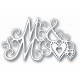 Fustella metallica Tutti Designs Mr & Mrs