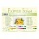 Fommy Leane Creatief per fiori 0,8 mm in fogli A4 10 pezzi colore Verde Giallo