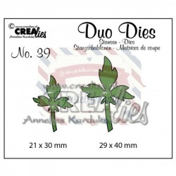 Fustella metallica Crealies Duo Dies 39 leaves 7