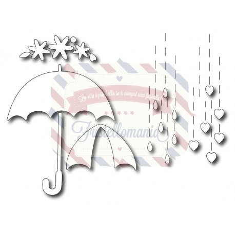 Fustella metallica Cantando sotto la pioggia