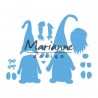 Fustella metallica Marianne Design Creatables tomte gnome