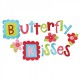 Fustella Sizzix alfabeto Butterfly Kisses