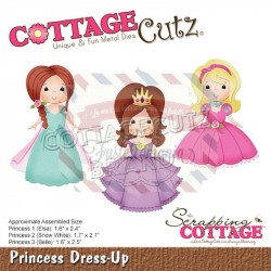 Fustella metallica Cottage Cutz Princess Dress-Up