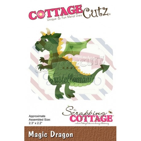 Fustella metallica Cottage Cutz Magic Dragon