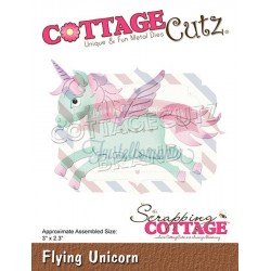 Fustella metallica Cottage Cutz Flying Unicorn