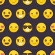 Tessuto per mascherine Interlock 50x40 cm smile emoji