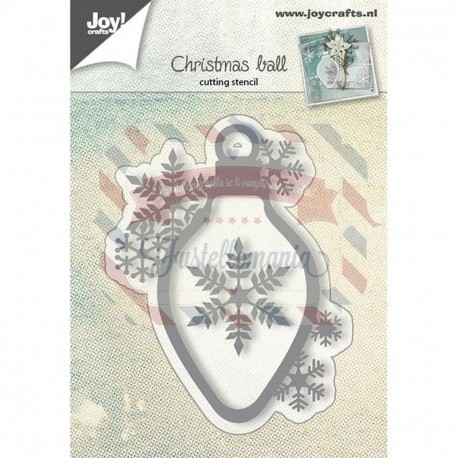 Fustella metallica Joy! Crafts Palla di Natale con fiocco di neve