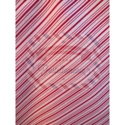 Pannolenci stampato 1mm a righe rosse e bianche 30x50 cm.