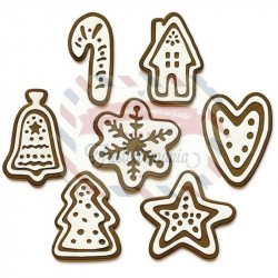 Fustella Sizzix Thinlits Christmas Cookies