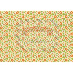 Pannolenci 1mm primavera panna arancio - 1 foglio 30x40 cm