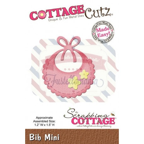 Fustella metallica Cottage Cutz Bib Mini