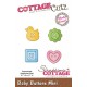 Fustella metallica Cottage Cutz Baby buttons mini