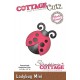 Fustella metallica Cottage Cutz Ladybug mini