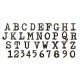 Fustella Sizzix BIGz XL Tim Holtz Alterations Alfabeto Errore tipografico maiuscolo