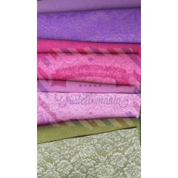 Feltro lana 2 mm con pizzo 30x50 - KIT 4 colori Annaffiatoio e rose Ilaria