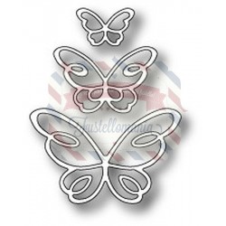 Fustella metallica PoppyStamps Devyn Butterfly Trio