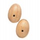 Piedi di legno ovali 30x40 mm coppia