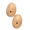 Piedi di legno ovali 35X50 mm coppia