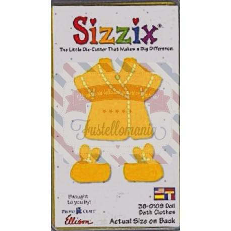 Fustella Sizzix Originals Yellow Vestiti da bagno
