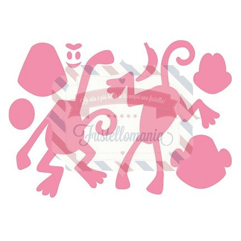 Metal Marianne Design Fustella Collectables Elines Busta 11.9x11.3x0.4 cm Pink 