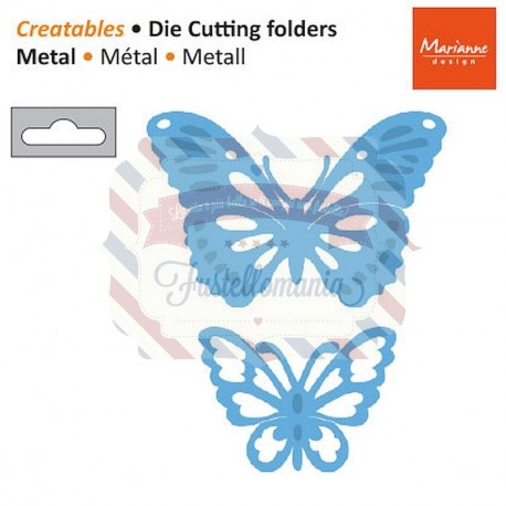 Fustella metallica Marianne Design Creatables Tiny's butterflies 1