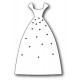 Fustella metallica Memory Box Beaded Dress