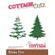 Fustella metallica Cottage Cutz Snowy tree