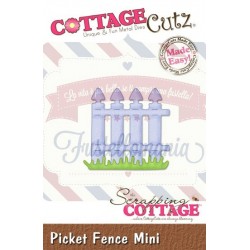 Fustella metallica Cottage Cutz Picket Fence Mini