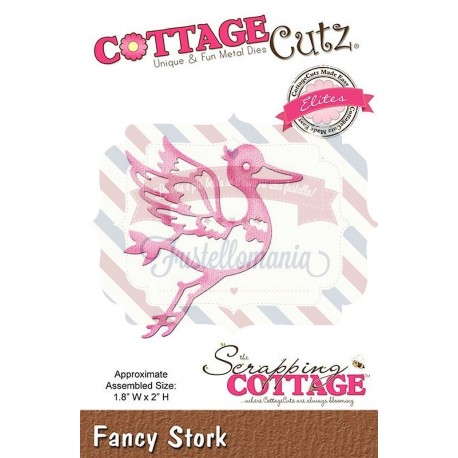 Fustella metallica Cottage Cutz Fancy Stork