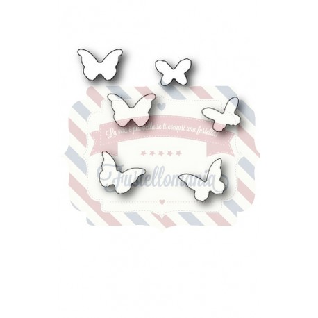 Fustella metallica Memory Box Mini Butterflies