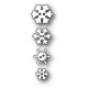Fustella metallica PoppyStamps Frosty Snowflake Buttons
