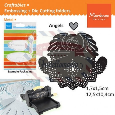 Fustella metallica Marianne Design Craftables Angel with Heart