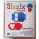 Fustella Sizzix Originals Tabs Heart and double box