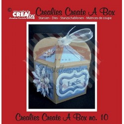 Fustella metallica Crealies Create a box 10