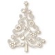 Fustella metallica Christmas tree