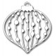 Fustella metallica Jeweled Finial Ornament