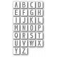 Fustella metallica Memory Box Alphabet Tile Letters