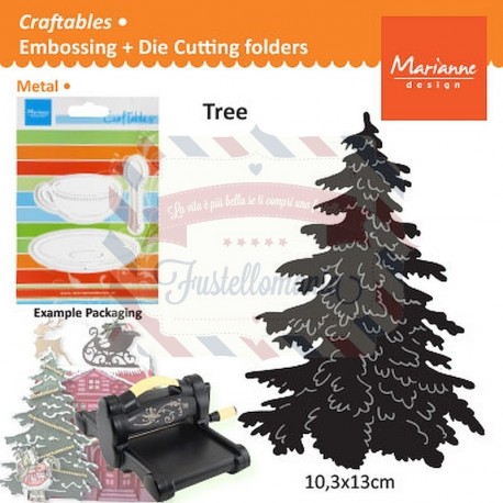 Fustella metallica Marianne Design Craftables Christmas Tree