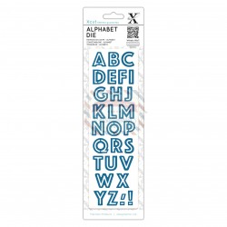 Fustella metallica Xcut Outline Alphabet
