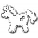 Fustella metallica Stitched Horse