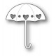 Fustella metallica PoppyStamps Heart Showers Umbrella