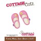 Fustella metallica Cottage Cutz Fancy Mary Jane Shoes