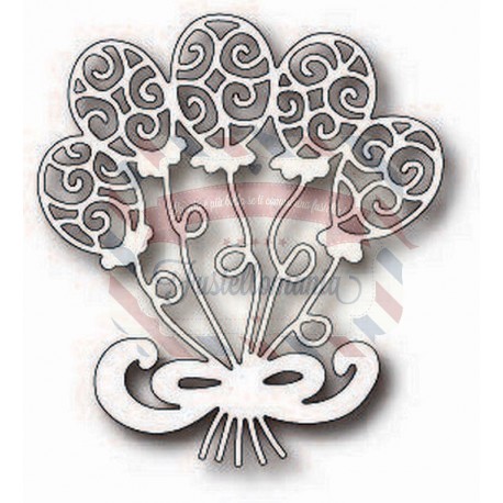 Fustella metallica Tutti Designs Balloon Bouquet