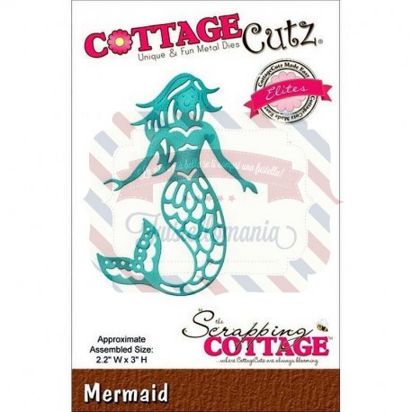 Fustella metallica Cottage Cutz Mermaid