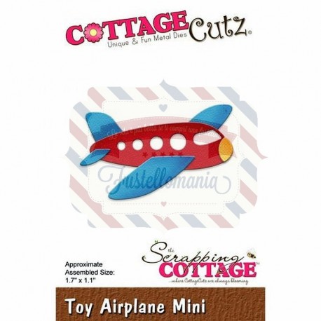 Fustella metallica Cottage Cutz Toy Airplane Mini