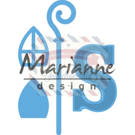 Fustella metallica Marianne Design Creatables Sinterklass